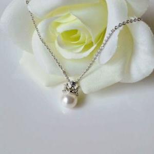Crown Necklace,tiara Necklace,pearl Crown Necklace